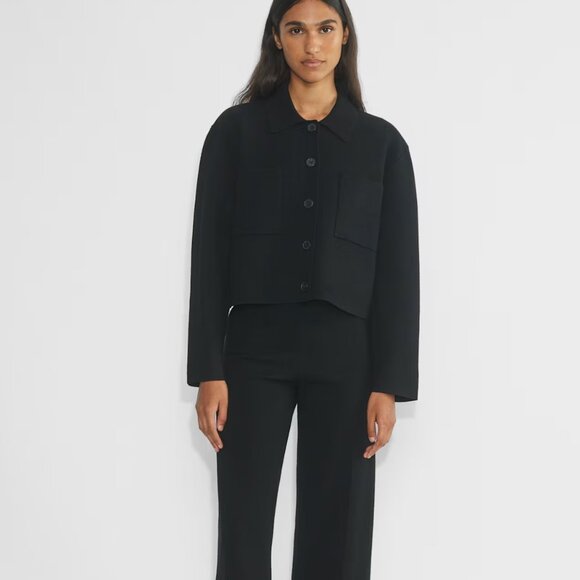 Aritzia - Babaton - Society Waist Sweater - Medium - Black - Picture 2 of 5